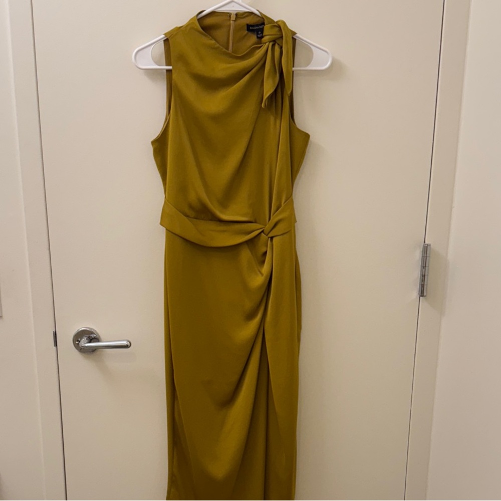 Banana Republic Yellow Midi Dress